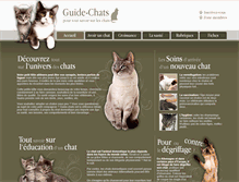 Tablet Screenshot of guide-chats.com